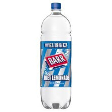 Barr Diet Lemonade 2L Bottle (Pack of 6)