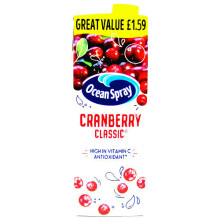 Ocean Spray Cranberry Classic 1kg (Pack of 6)