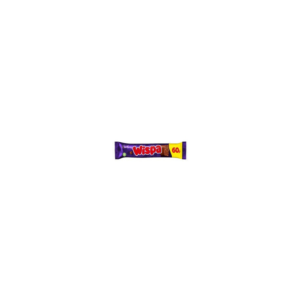 Cadbury Wispa Chocolate Bar 36G (Pack Of 48)