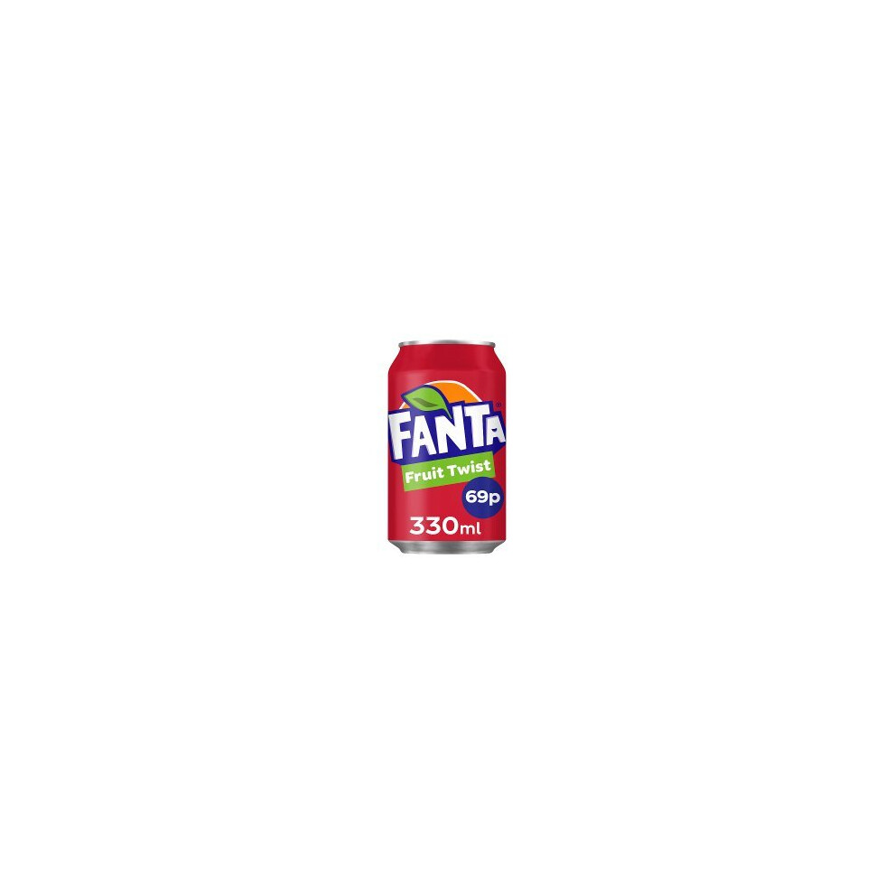 Fanta Fruit Twist 24 x 330ml  (Pack of 24)