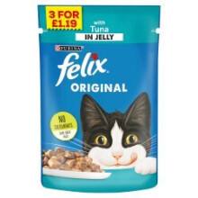 Felix Original with Tuna in Jelly 100g (Pack of 20)