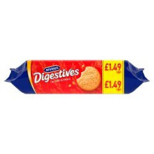 McVitie's Digestives The Original Biscuit 400g (Pack of 12)