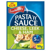 Batchelors Pasta 'n' Sauce Cheese, Leek & Ham Flavour 99g (Pack of 7)