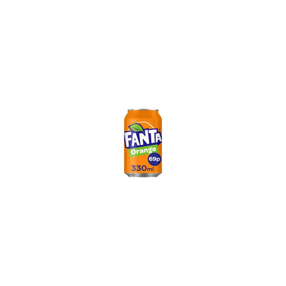 Fanta Orange 24 x 330ml  (Pack of 24)