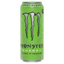 Monster Ultra Paradise Energy Drink 12 x 500ml Pack of 12 - Refreshing Paradise Flavor