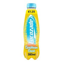 Lucozade Energy Drink Caribbean Crush 380ml (Pack of 12)