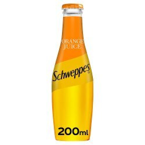 Schweppes Orange Juice 200ml (Pack of 24)