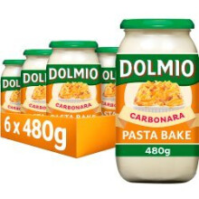 Dolmio Pasta Bake Carbonara Pasta Sauce 480g (Pack of 6)
