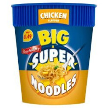 Batchelors Big Super Noodles Chicken Flavour 100g (Pack of 8)