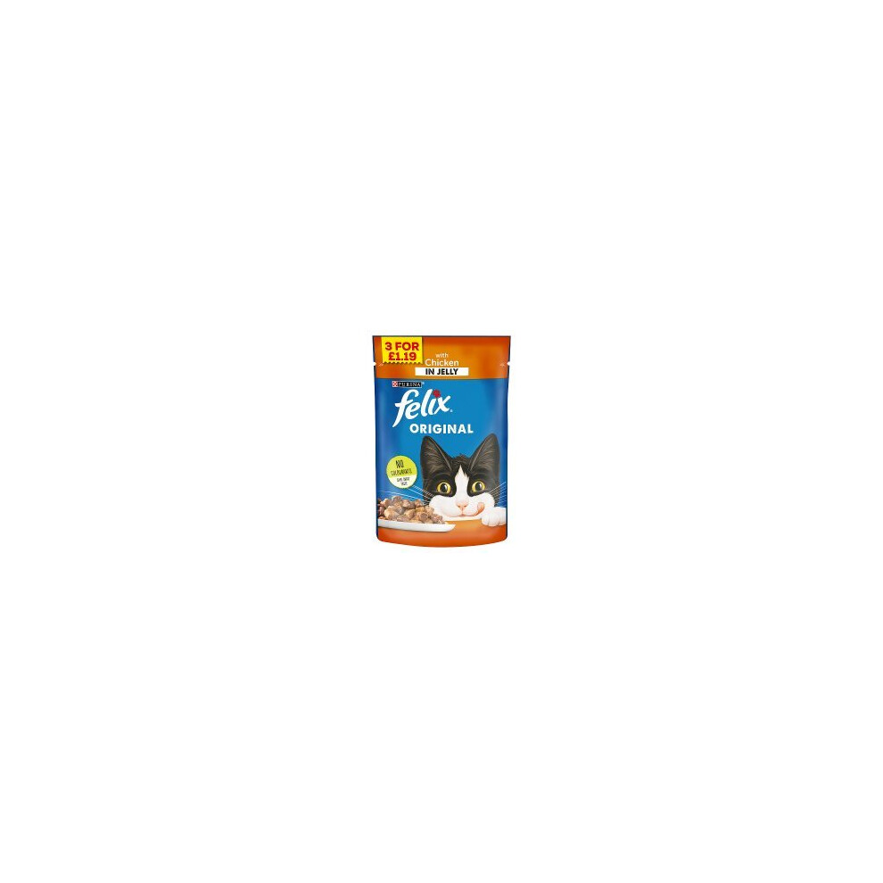 Felix Original with Chicken in Jelly 100g (Pack of 20)