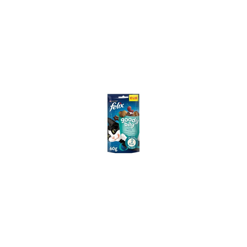 Felix Goody Bag Treats Seaside 60G (Pack Of 8) Salmon