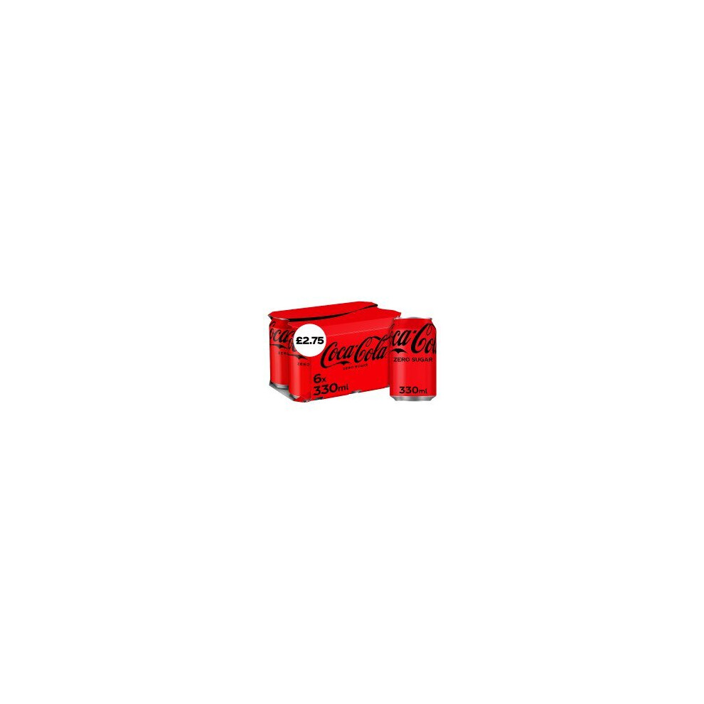 Coca Cola Coca-Cola Zero Sugar 330Ml (Pack Of 24)