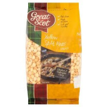 Great Scot Yellow Split Peas 500g (Pack of 5) - Fat-Free, High in Fibre & Folic Acid, Source of Potassium, Vegetarian