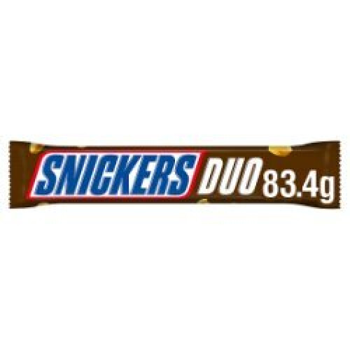 Snickers Chocolate Duo Bar 83.4g (Pack of 32)
