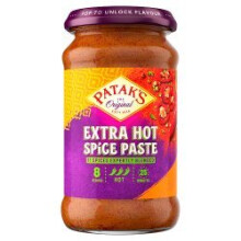 Patak's Hot Curry Spice Paste 283g (Pakc of 6)
