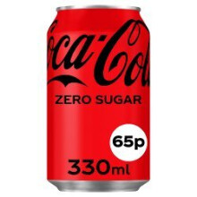 Coca-Cola Zero Sugar 330ml (Pack of 24)