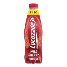 Lucozade Energy Drink Cherry 900ml (Pack of 12)