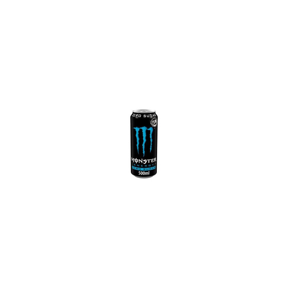 Monster Zero Sugar Energy Drink 12 x 500ml (Pack of 12)