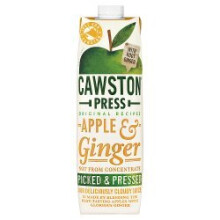 Cawston Press Original Recipes Apple & Ginger 1 Litre (Pack of 6)
