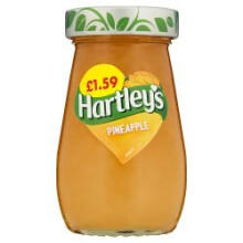 Hartley's Best Pineapple Jam 300g (Pack of 6)