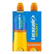Lucozade Sport Orange Isotonic Drink 500ml - Electrolytes, Carbs & Vitamin B3 for Endurance Performance