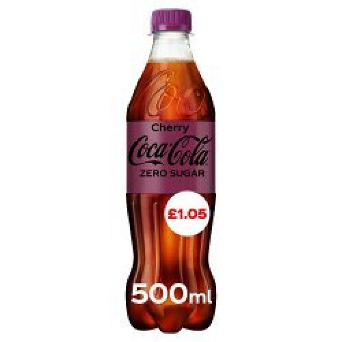Coca Cola Coca-Cola Zero Sugar Cherry 500ml (Pack of 12)