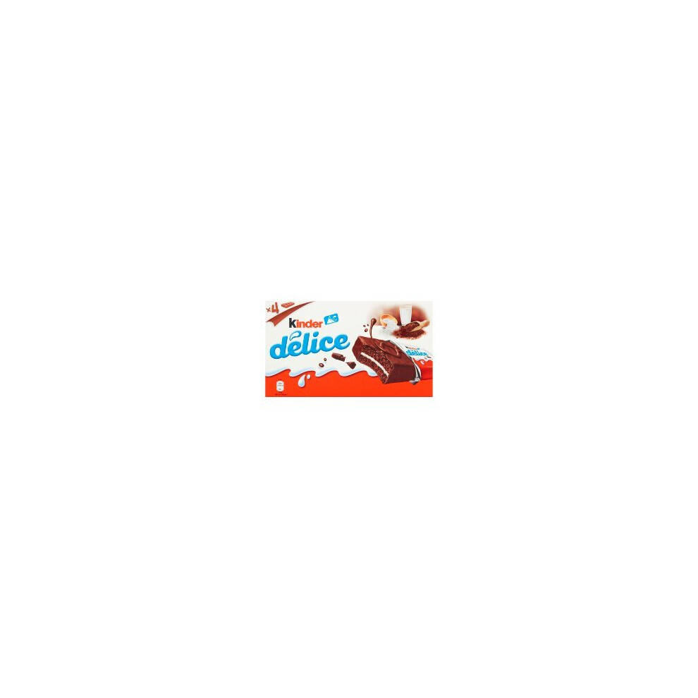 Kinder Delice Cake Bar 4 x 39g (Pack of 6)