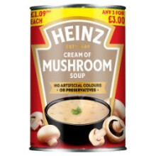 Heinz Cream of Mushroom Soup 400g (Pack of 12)