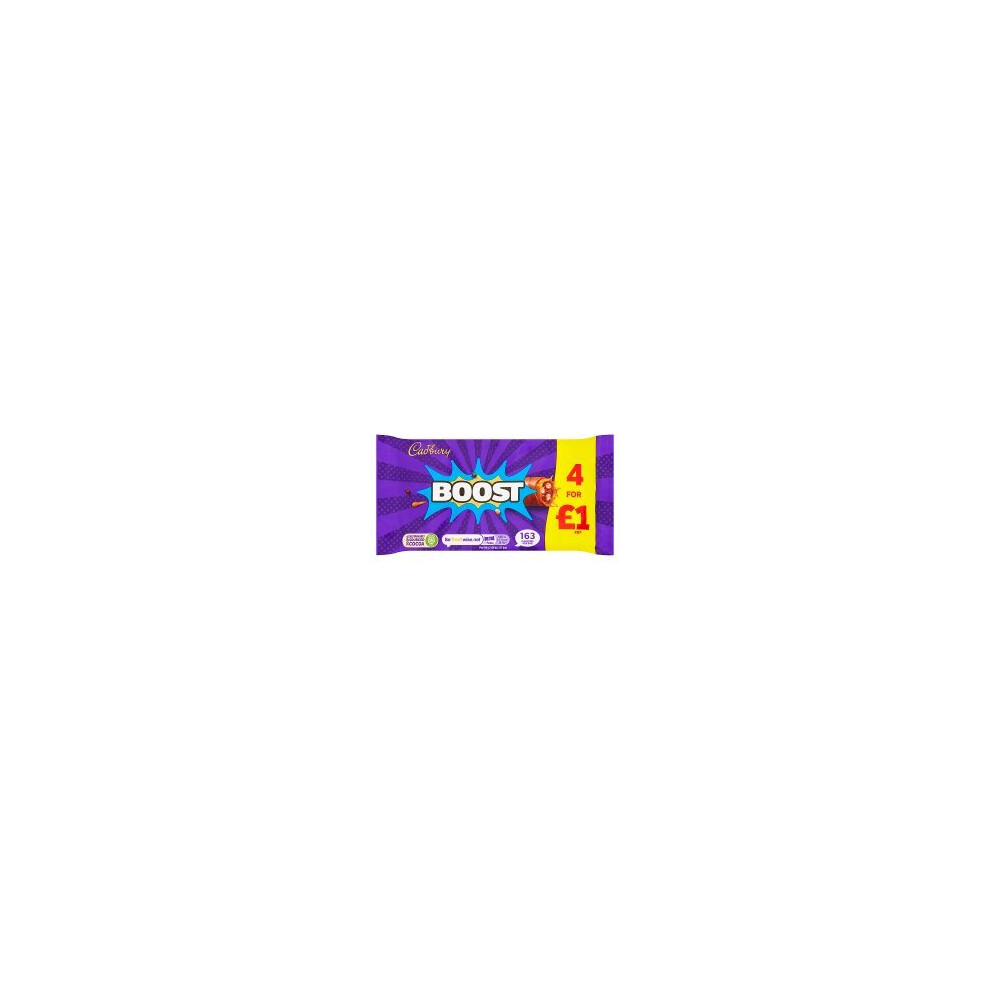 Cadbury Boost Chocolate Bar  4 Pack 126g (Pack of 9)