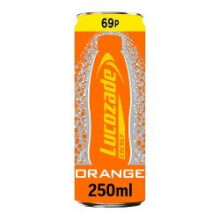 Lucozade Energy Drink Orange 250ml (Pack of 24)