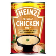 Heinz Cream of Chicken Soup 400g (Pack of 12)