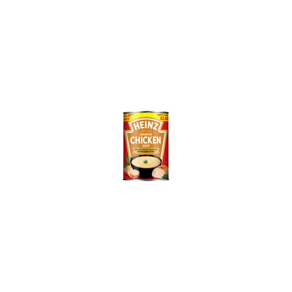 Heinz Cream of Chicken Soup 400g  (Pack of 12)