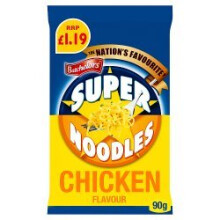 Batchelors Super Noodles Chicken Flavour 90g (Pack of 8)