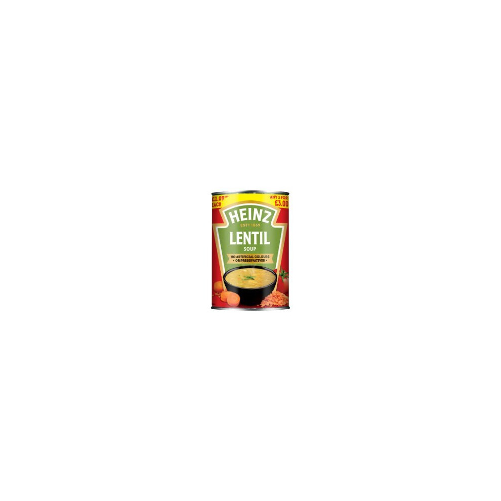 Heinz Lentil Soup 400G (Pack Of 12)