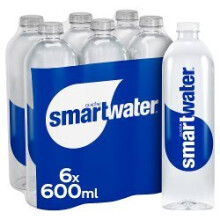 Glaceau Smartwater Still 600ml x 6 (Pack of 4)