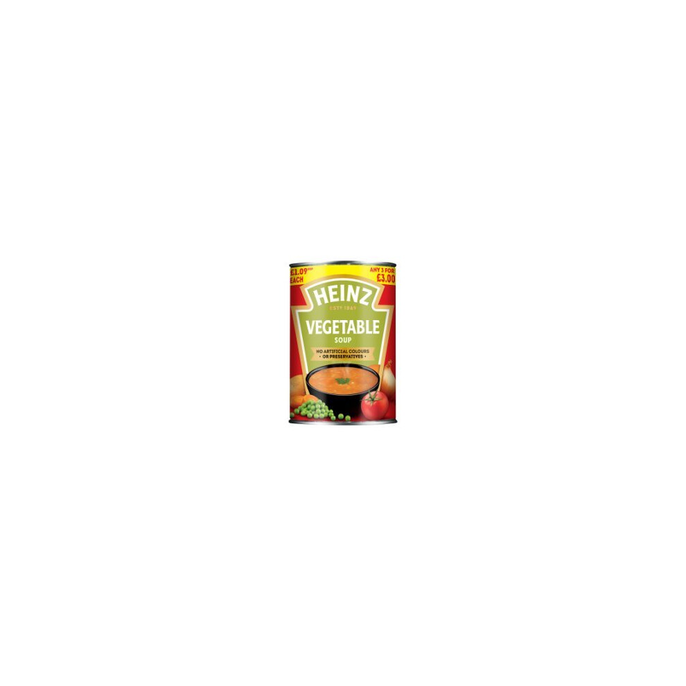 Heinz Vegetable Soup 400G (Pack Of 12)