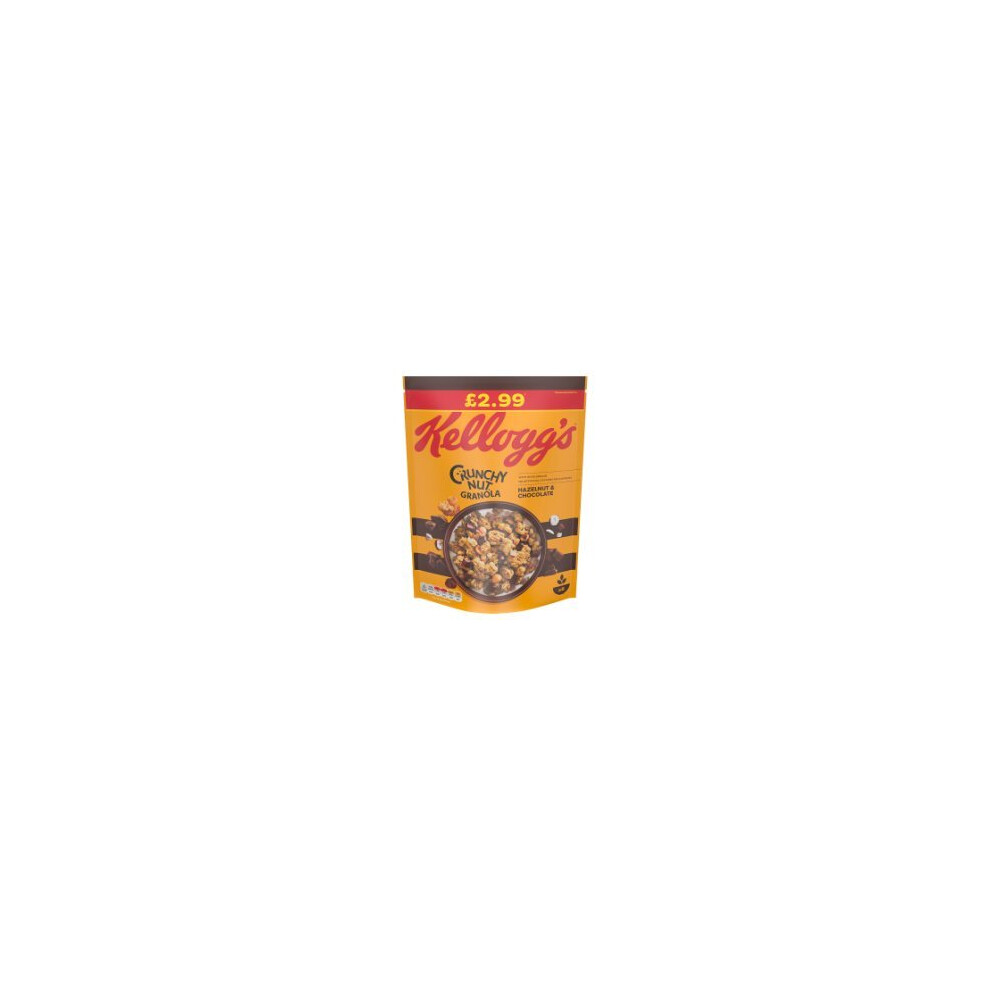 Kelloggs Kellogg's Crunchy Nut Granola Hazelnut & Chocolate 380G (Pack Of 6)