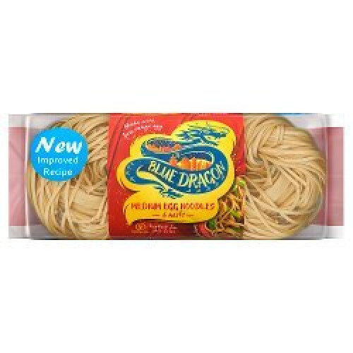 Blue Dragon Medium Egg Noodles 300g (Pack of 8)