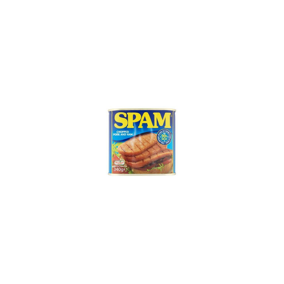 Spam Chopped Pork And Ham 340G (Pack Of 6)