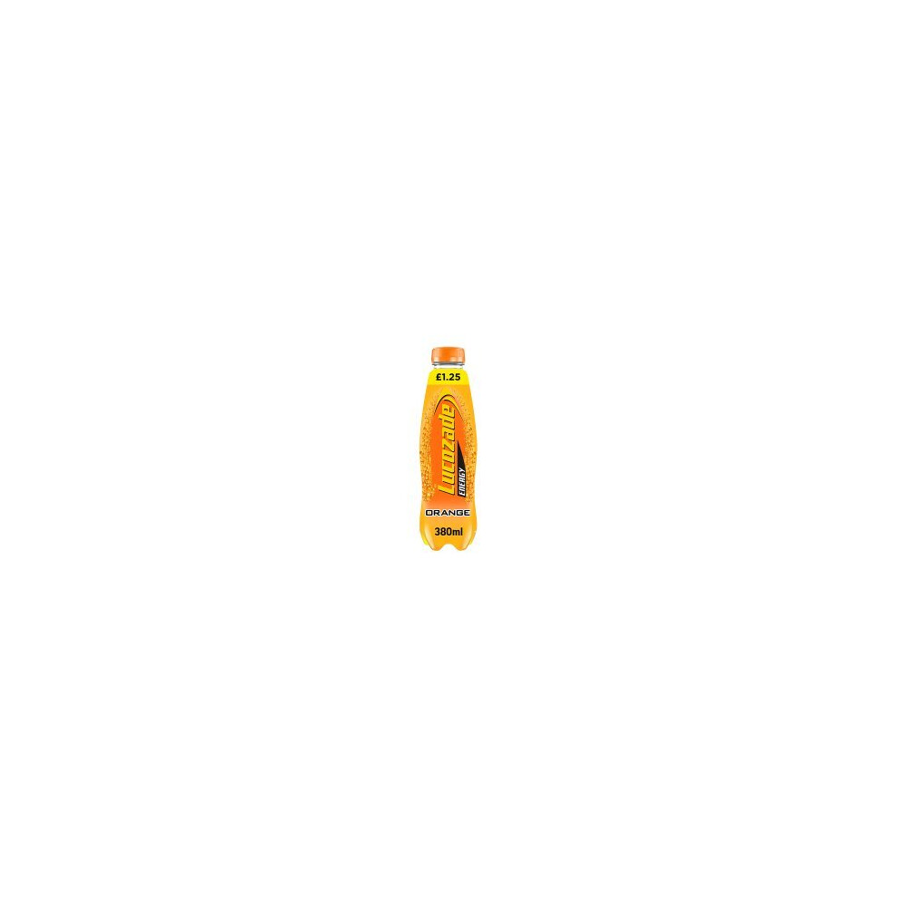 Lucozade Energy Drink 380Ml (Pack Of 24) Orange