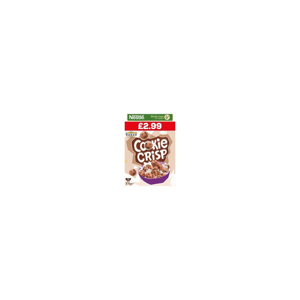 Nestle Cookie Crisp 375G (Pack Of 6) Grain