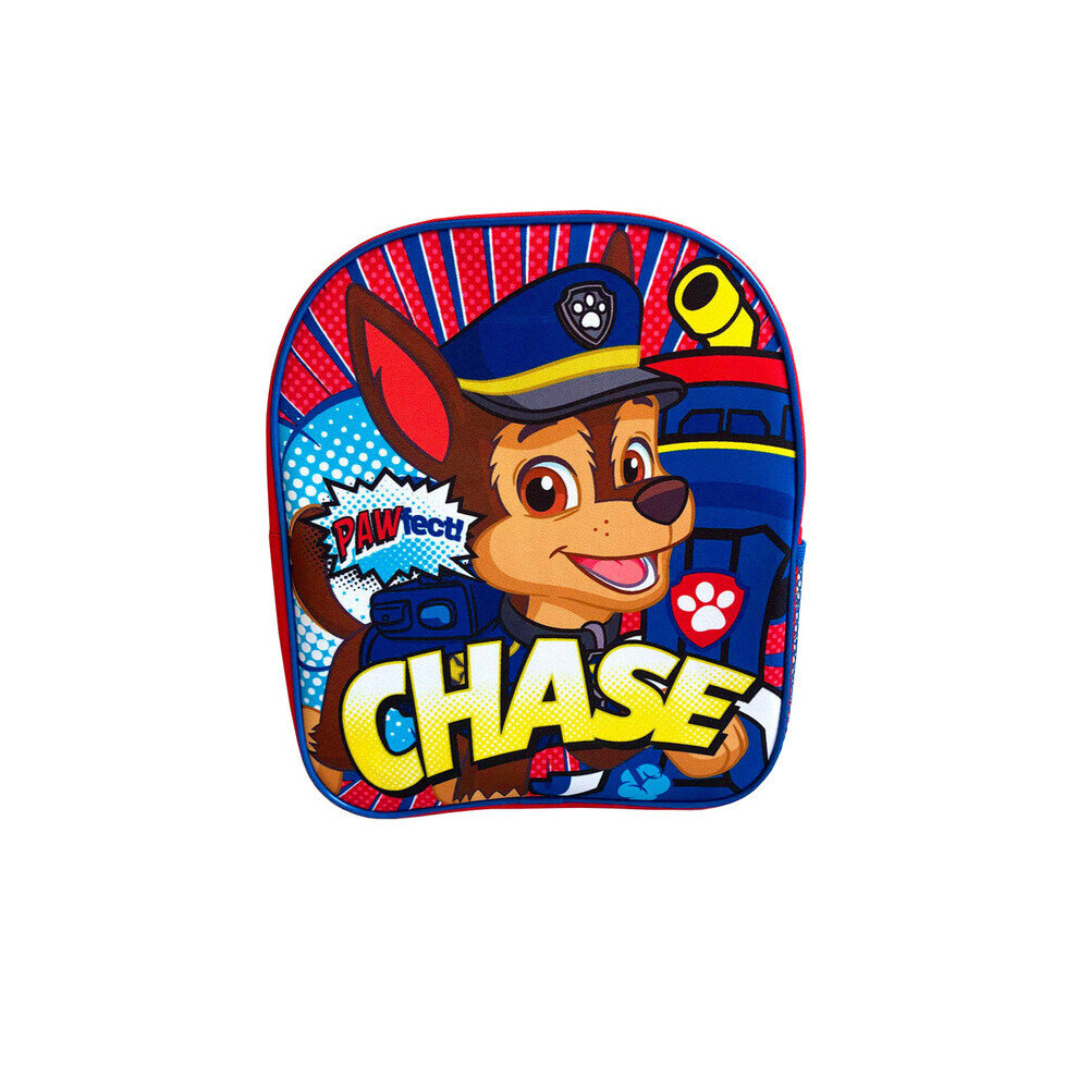 Kids Paw Patrol Pawfect Chase Backpack Licensed Children Character Mesh Pocket Rucksack School Bag