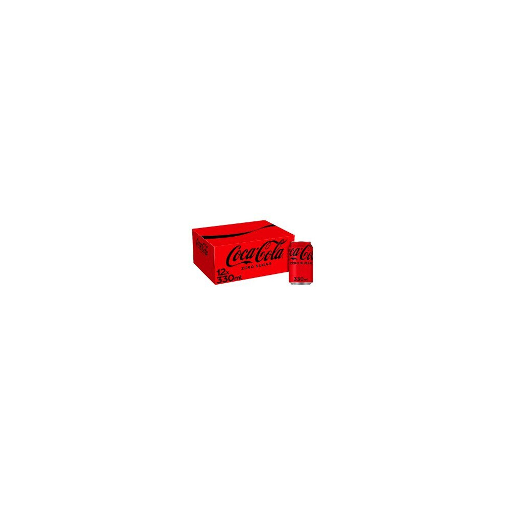Coca Cola Coca-Cola Zero Sugar 330Ml (Pack Of 2)