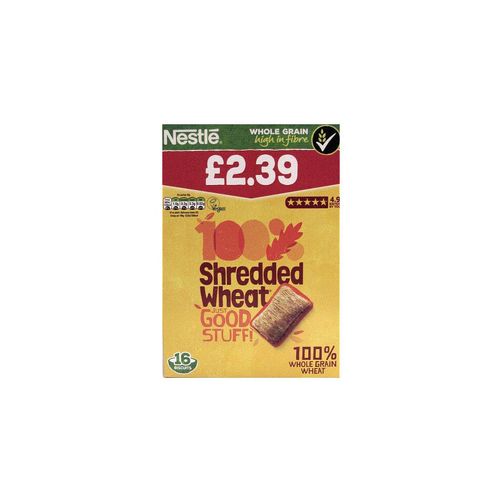 Nestle Nestlé Shredded Wheat Original Cereal (16 Pack) 360G (Pack Of 5)