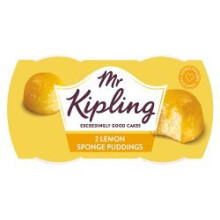 Mr Kipling Lemon Sponge Puddings 2 x 95g (190g) (Pack of 4)