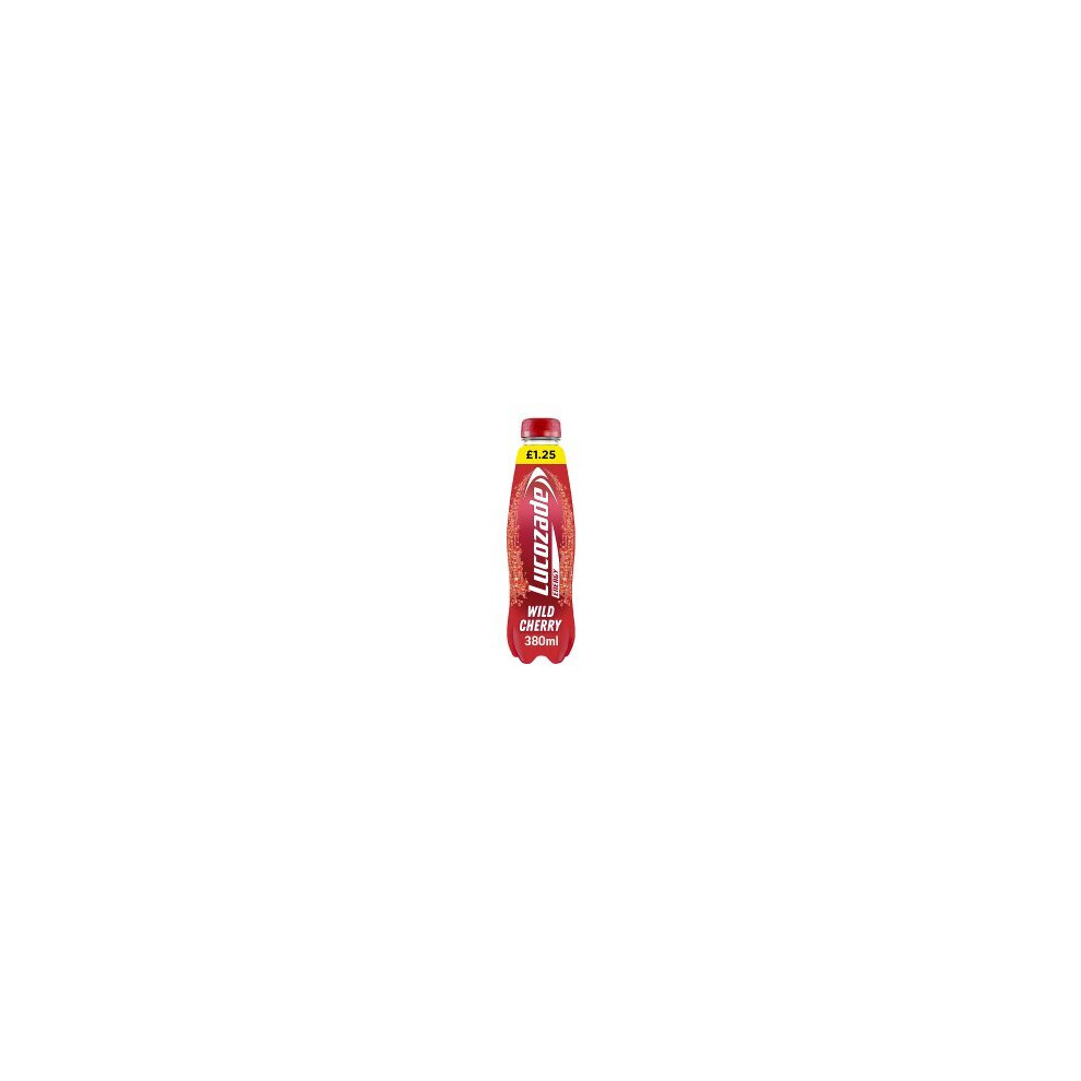 Lucozade Energy Drink Wild Cherry 380Ml (Pack Of 12)