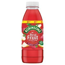 Robinsons Ready to Drink Raspberry & Apple Juice Drink 500ml (Pack of 12)