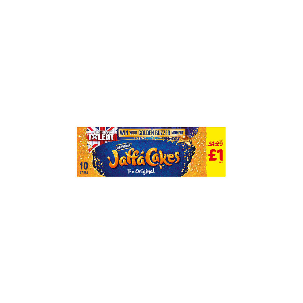 McVitie's Jaffa Cakes Original Biscuits 10 Pack 122g (Pack of 12)