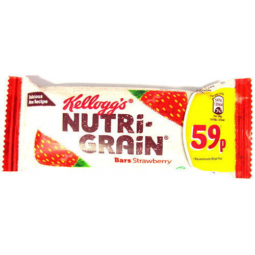 Kelloggs Nutri-Grain Strawberry 37g (Pack of 25)