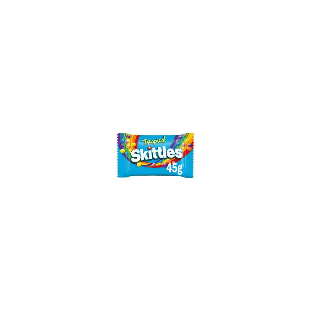 Skittles Tropical Sweets Bag 45g (Pack of 36)